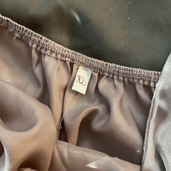 NWT Rose Gold Silky Dress - Picture 2 of 4